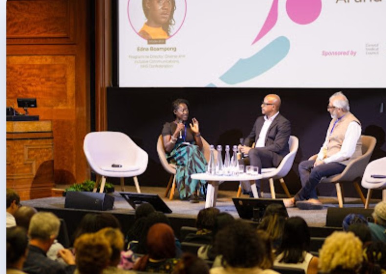 A panel conversation with health and care leaders on stage
